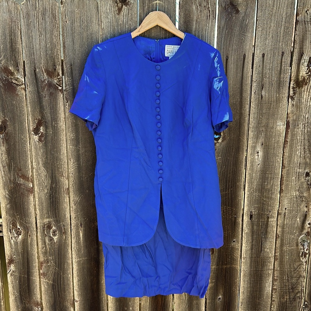 Lois Snyder DANI MAX Womens Petite. Royal Blue. Sunday Best! Size 16
